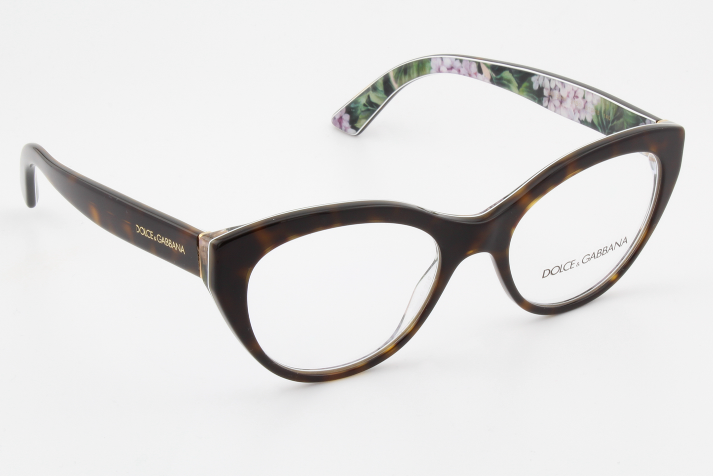 Dolce & Gabbana DG3246  Female Cat Eye Glasses Frame Tortoise/Floral 51mm