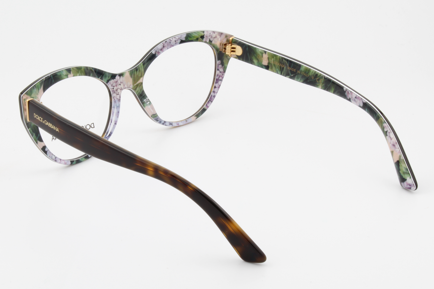 Dolce & Gabbana DG3246  Female Cat Eye Glasses Frame Tortoise/Floral 51mm