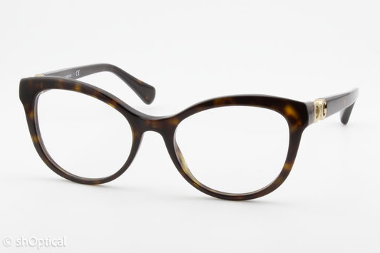 Dolce & Gabbana DG3250  Female Butterfly Glasses Frame Dark Tortoise 52mm
