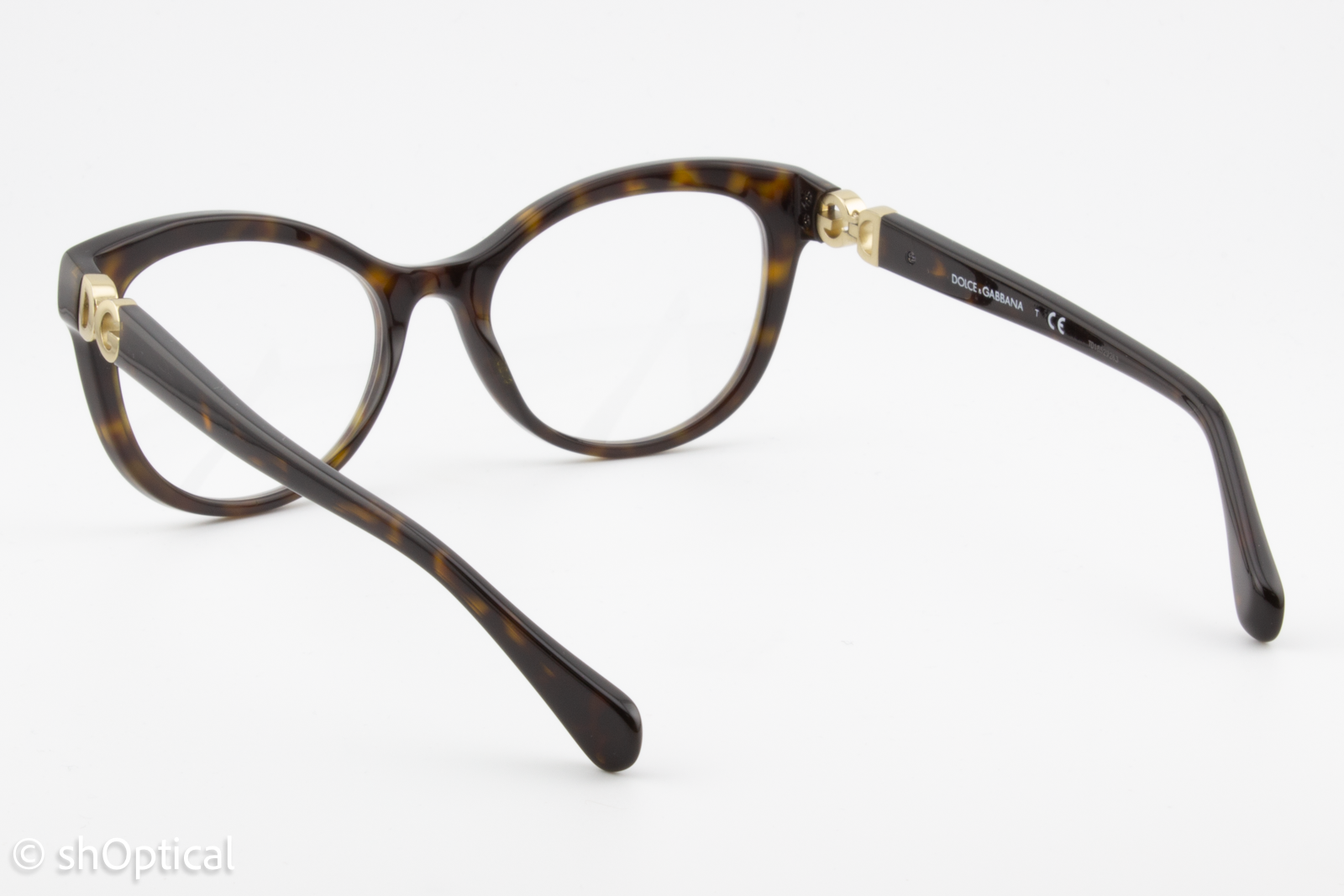Dolce & Gabbana DG3250  Female Butterfly Glasses Frame Dark Tortoise 52mm