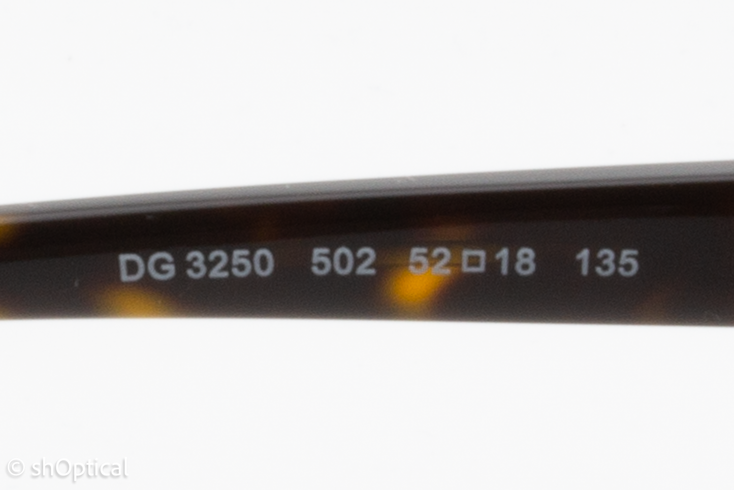 Dolce & Gabbana DG3250  Female Butterfly Glasses Frame Dark Tortoise 52mm