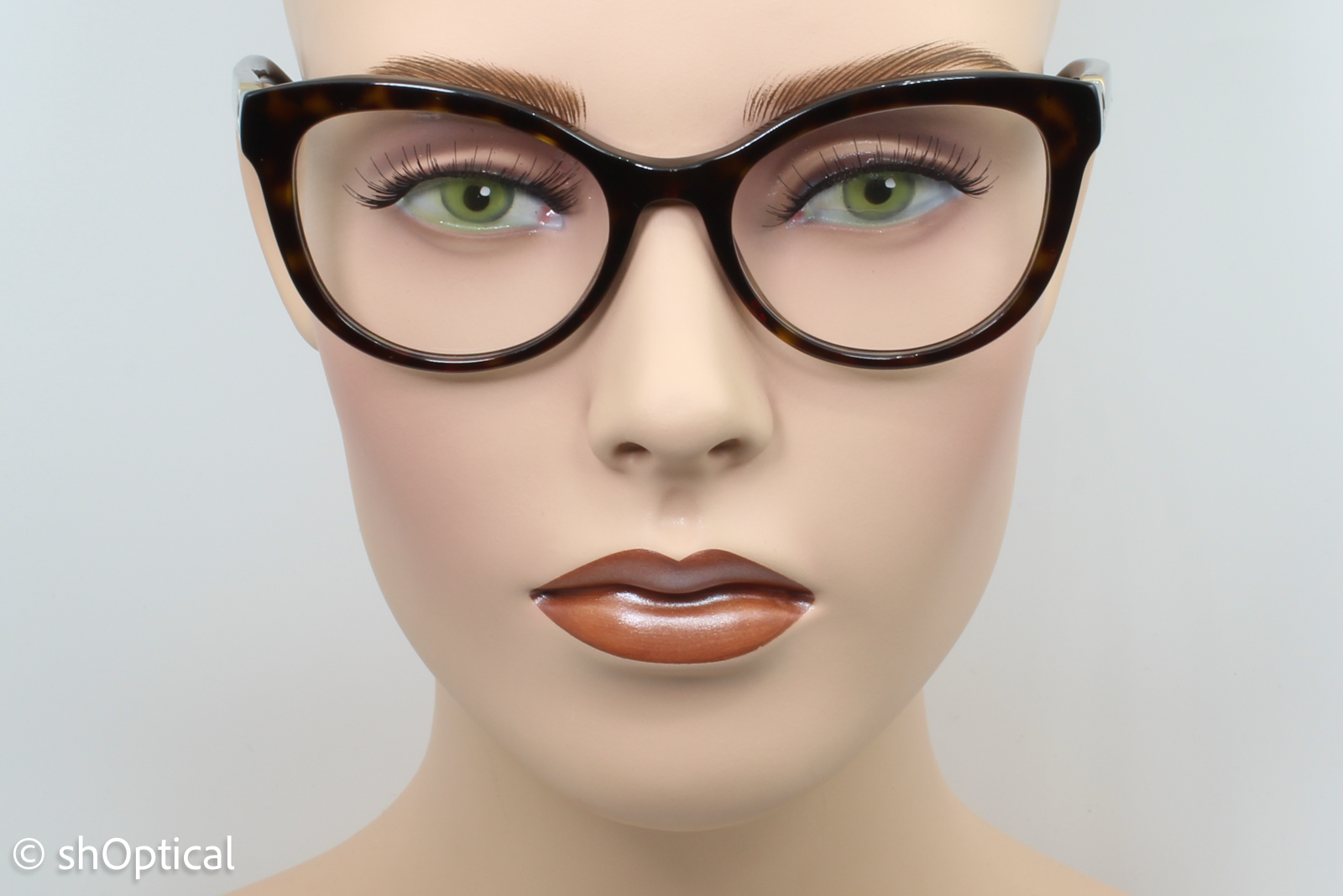 Dolce & Gabbana DG3250  Female Butterfly Glasses Frame Dark Tortoise 52mm