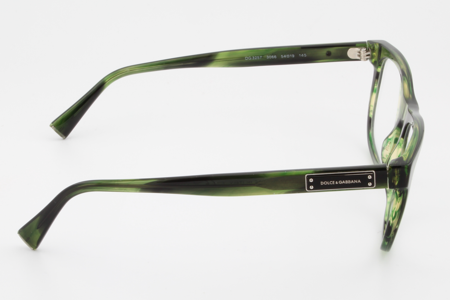 Dolce & Gabbana DG3257  Male Square Glasses Frame Green 54mm