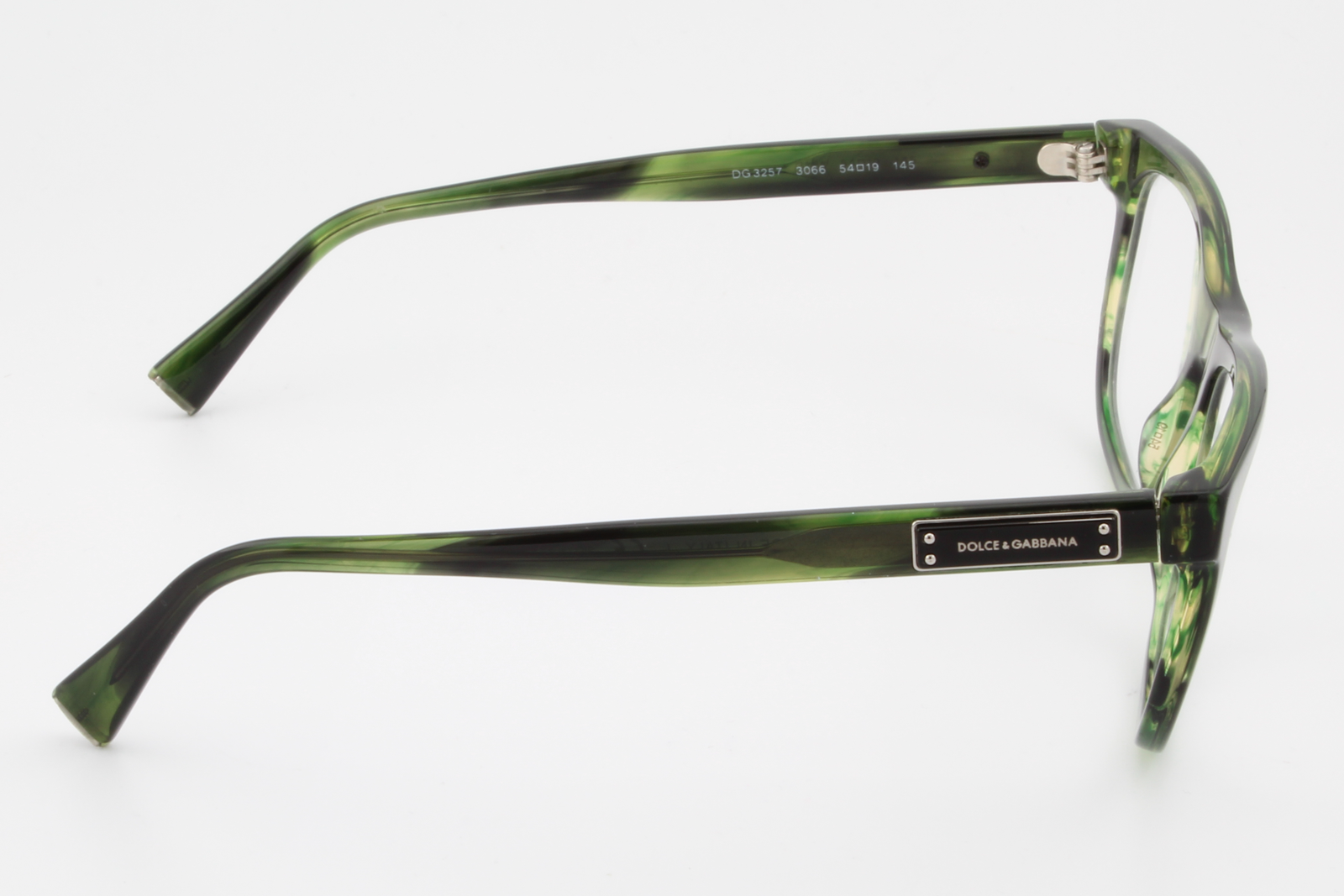 Dolce & Gabbana DG3257  Male Square Glasses Frame Green 54mm