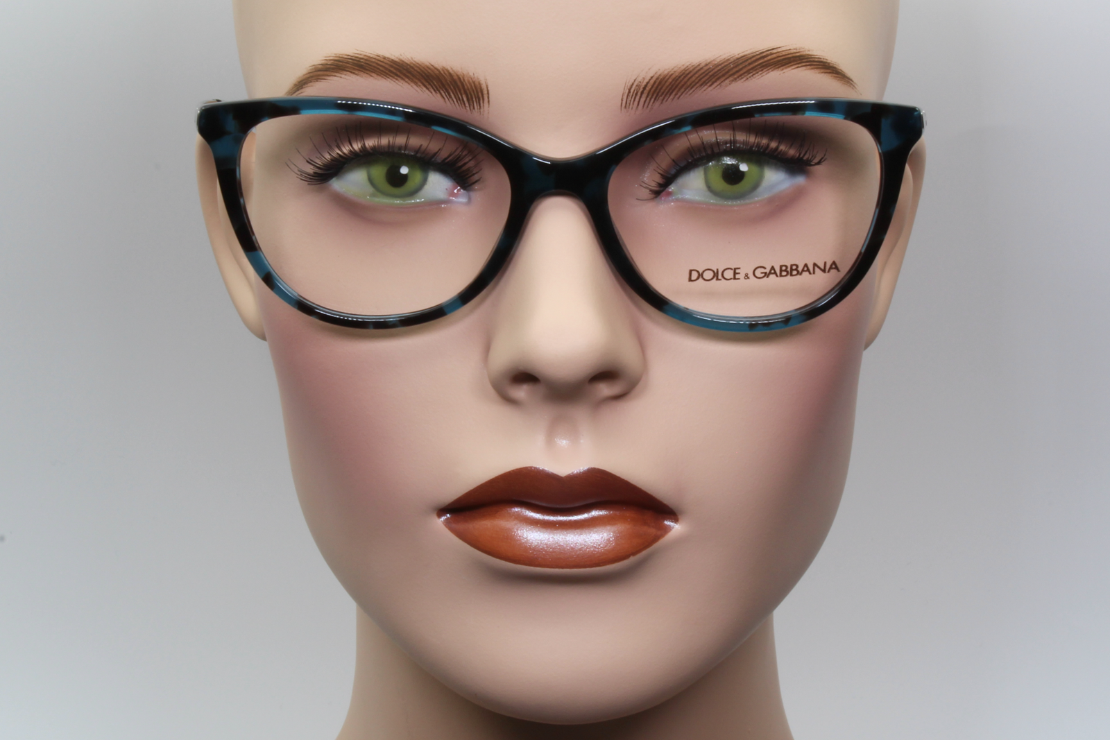 Dolce & Gabbana DG3258  Female Cat Eye Glasses Frame Blue 54mm