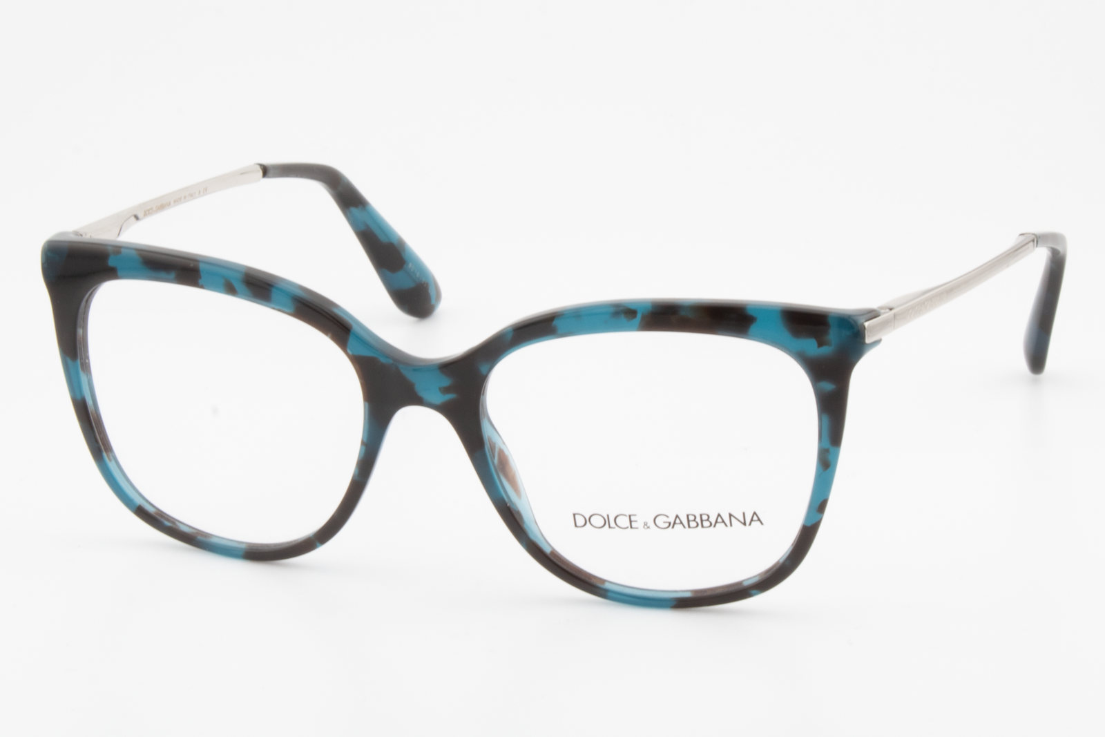 Dolce & Gabbana DG3259  Female Cat Eye Glasses Frame Petroleum blue havana 51mm