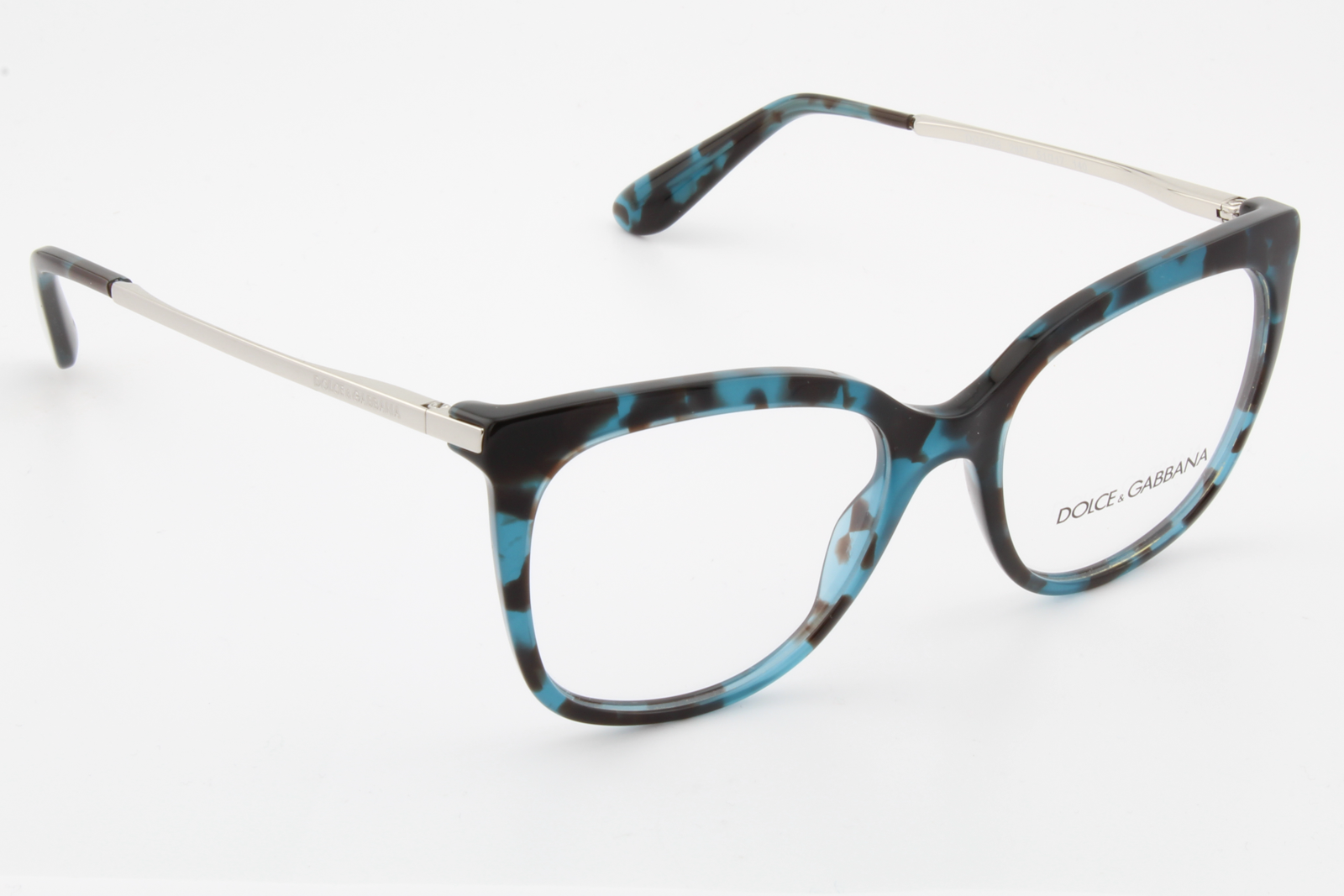 Dolce & Gabbana DG3259  Female Cat Eye Glasses Frame Petroleum blue havana 51mm