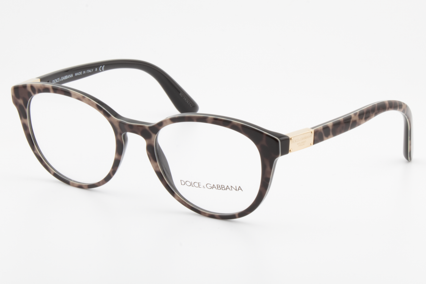 Dolce & Gabbana DG3268  Female Round Glasses Frame Tortoiseshell 50mm