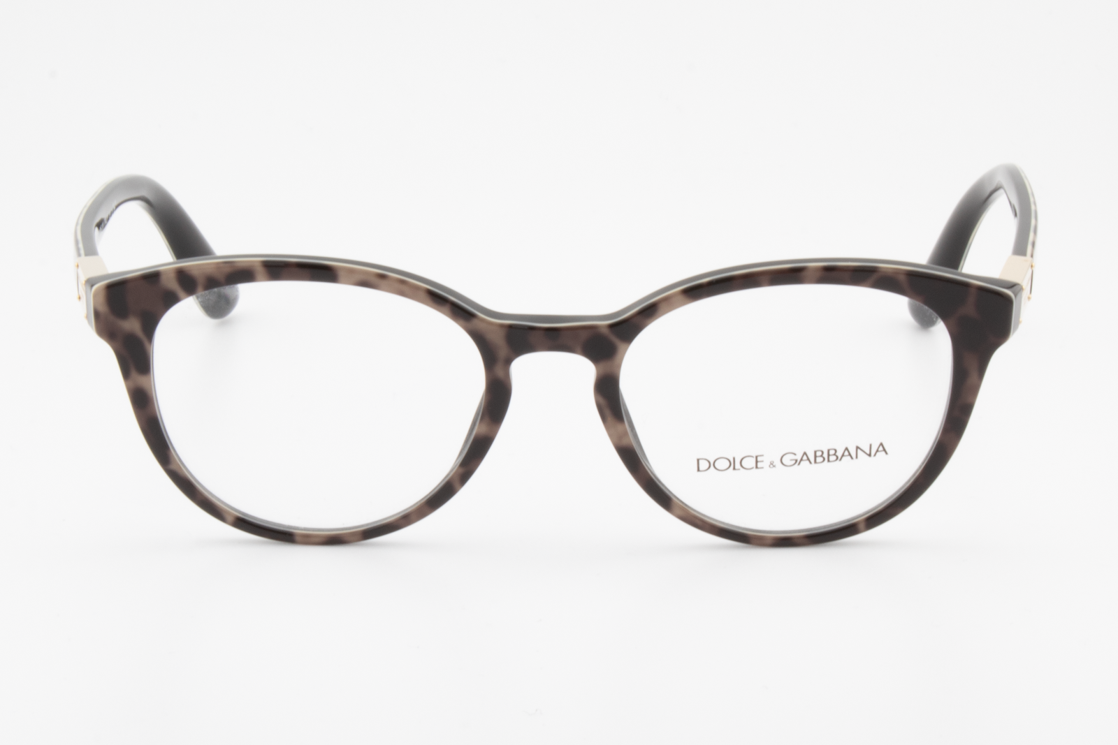 Dolce & Gabbana DG3268  Female Round Glasses Frame Tortoiseshell 50mm