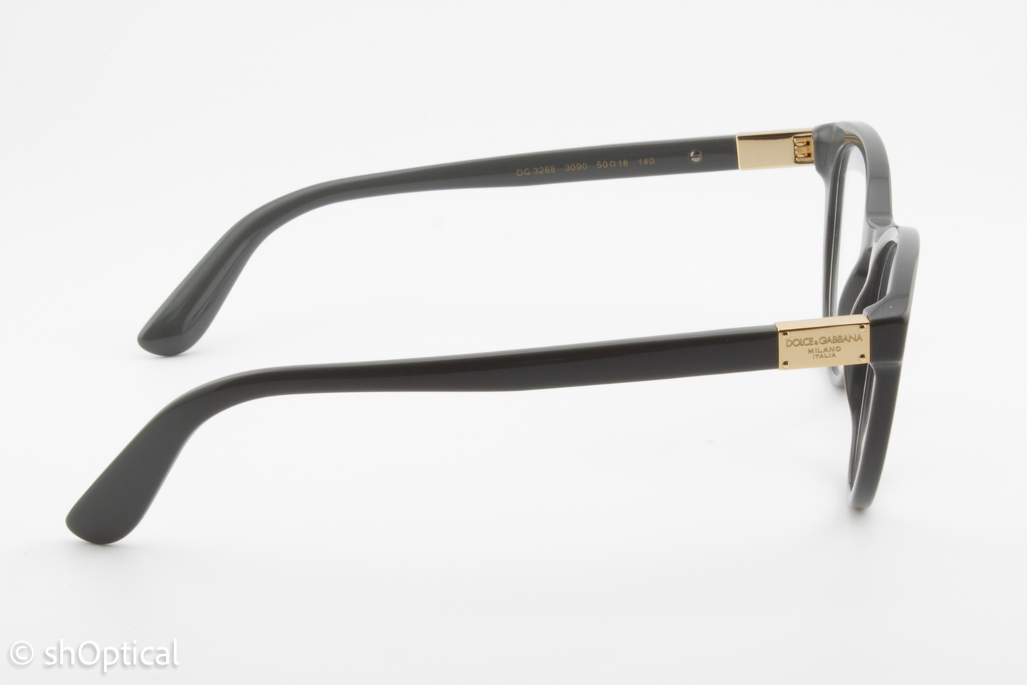 Dolce & Gabbana DG3268  Female Cat Eye Glasses Frame Grey 50mm