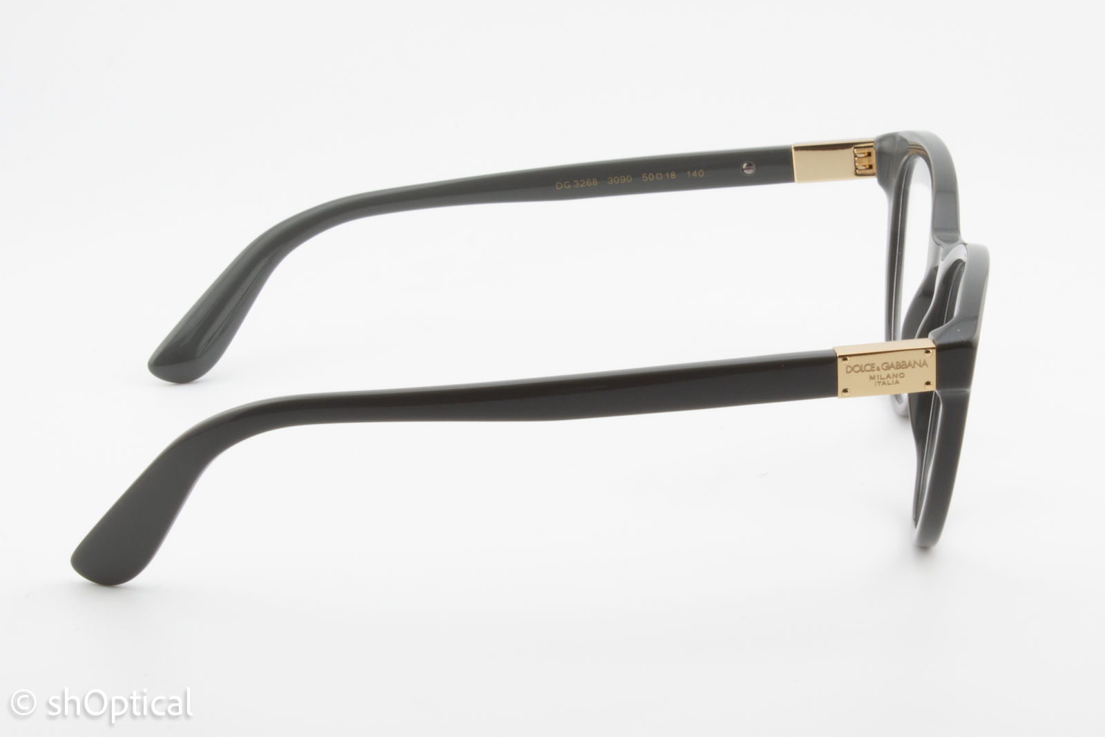 Dolce & Gabbana DG3268  Female Cat Eye Glasses Frame Grey 50mm