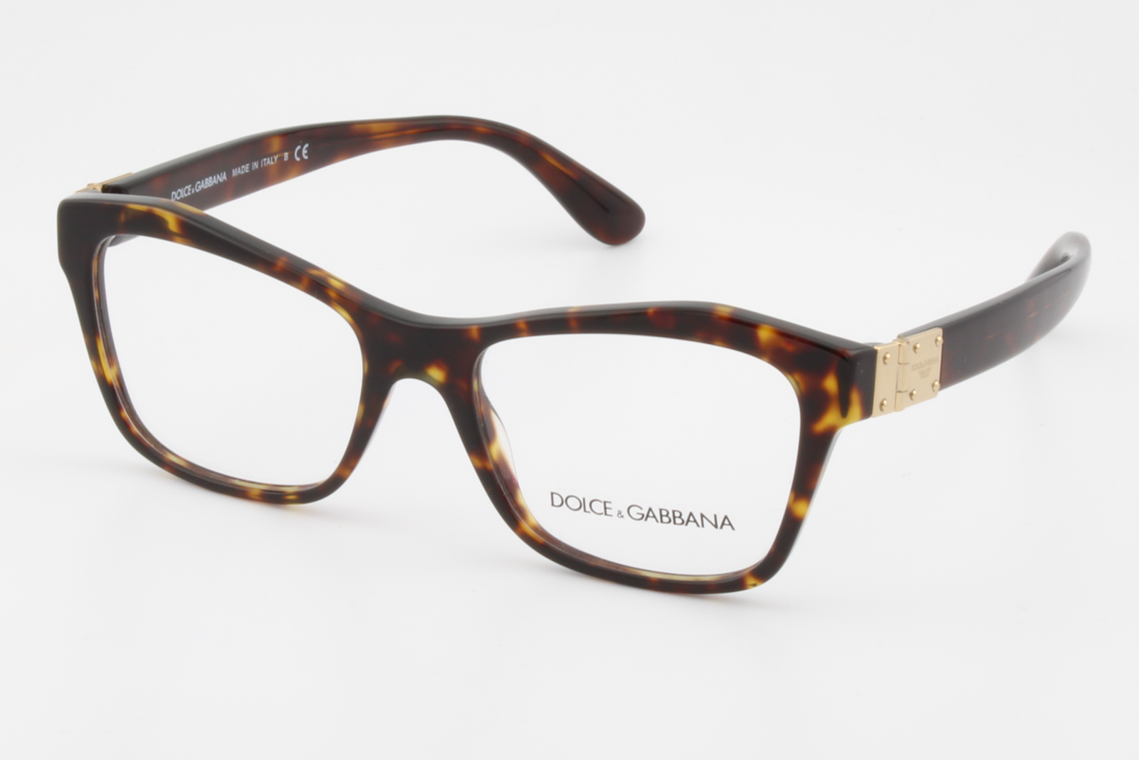 Dolce & Gabbana DG3273  Female Rectangular Glasses Frame Havana 51mm