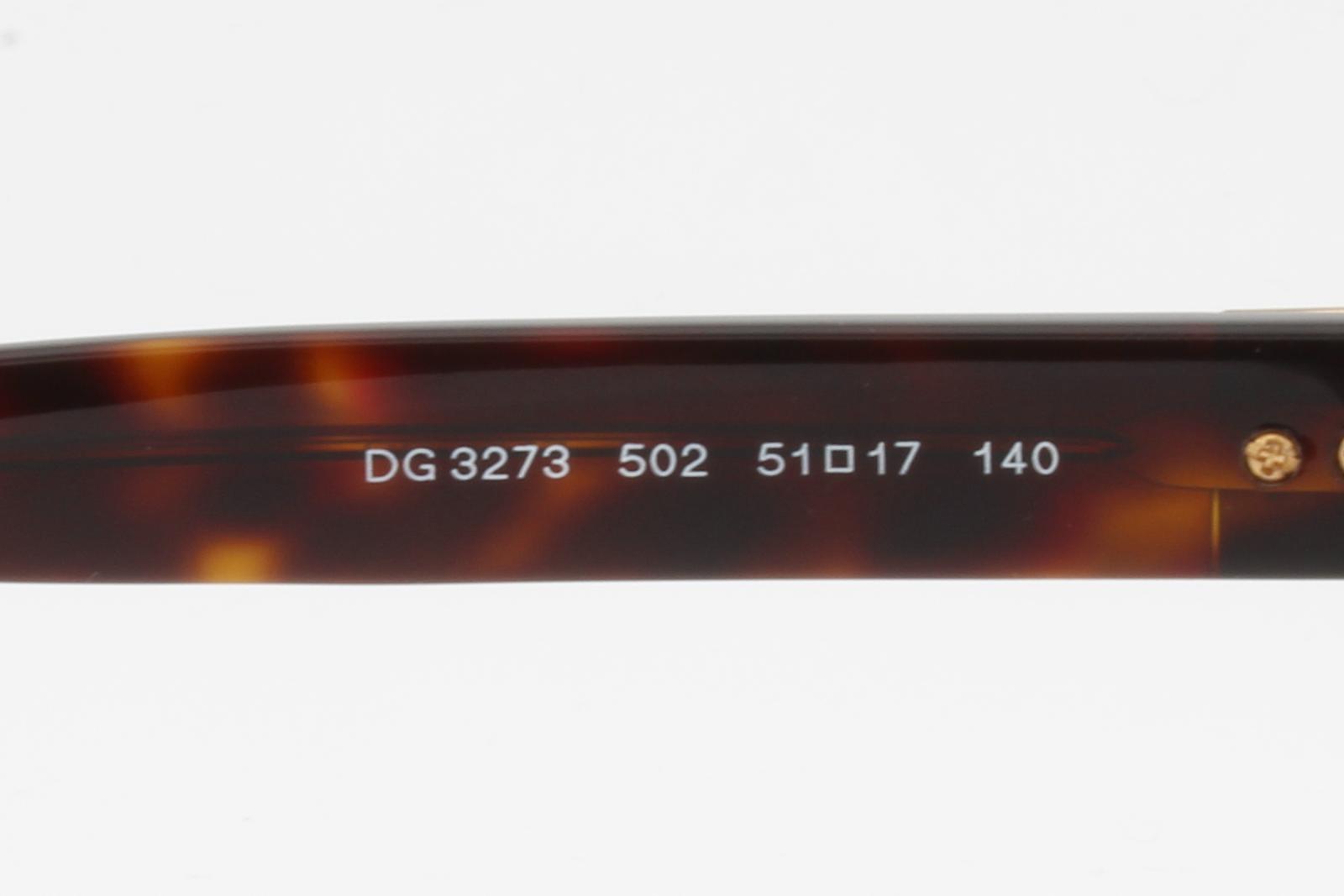 Dolce & Gabbana DG3273  Female Rectangular Glasses Frame Havana 51mm