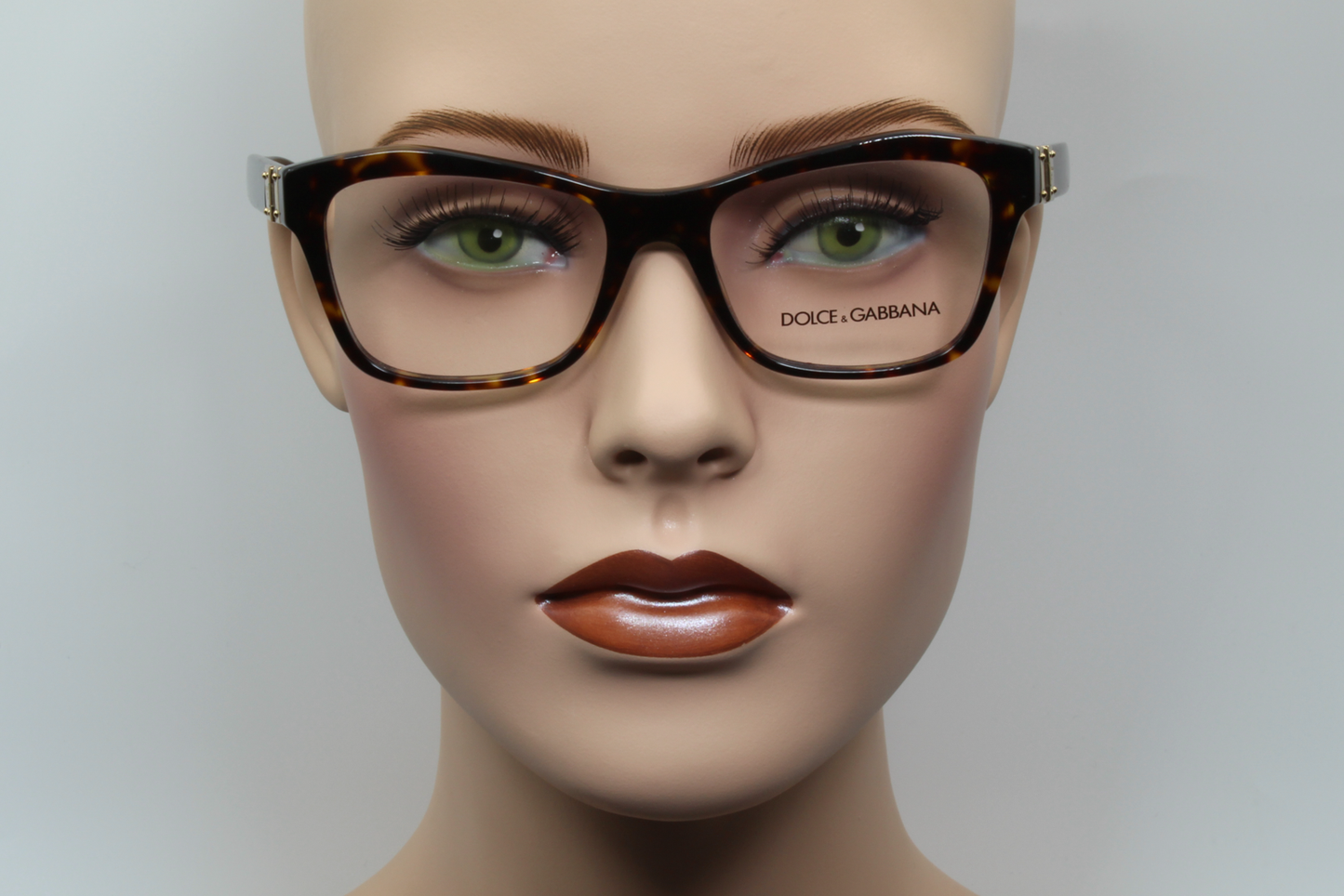 Dolce & Gabbana DG3273  Female Rectangular Glasses Frame Havana 51mm