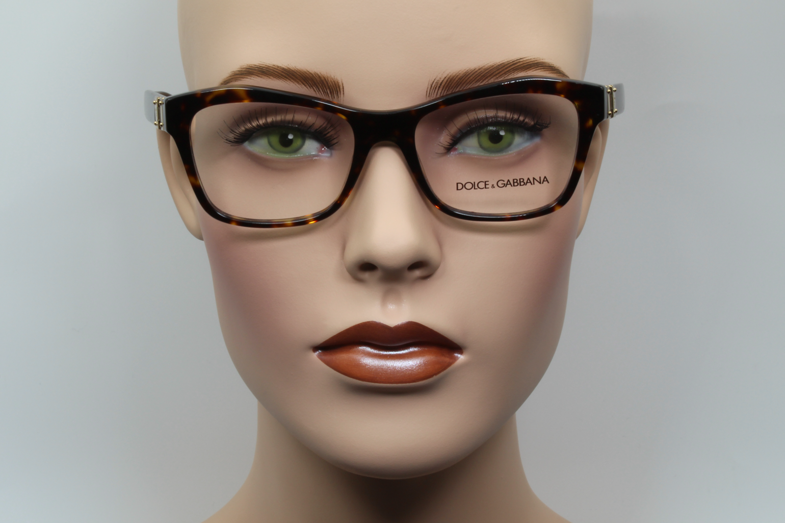 Dolce & Gabbana DG3273  Female Rectangular Glasses Frame Havana 51mm