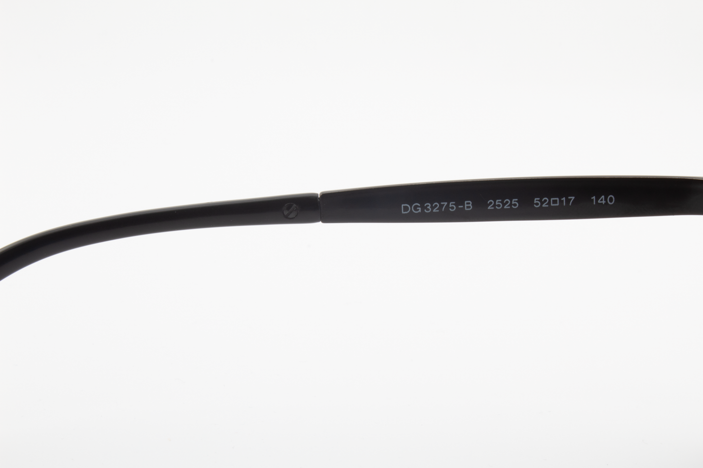 Dolce & Gabbana DG3275B  Female Butterfly Glasses Frame Polished Black Plastic 52mm