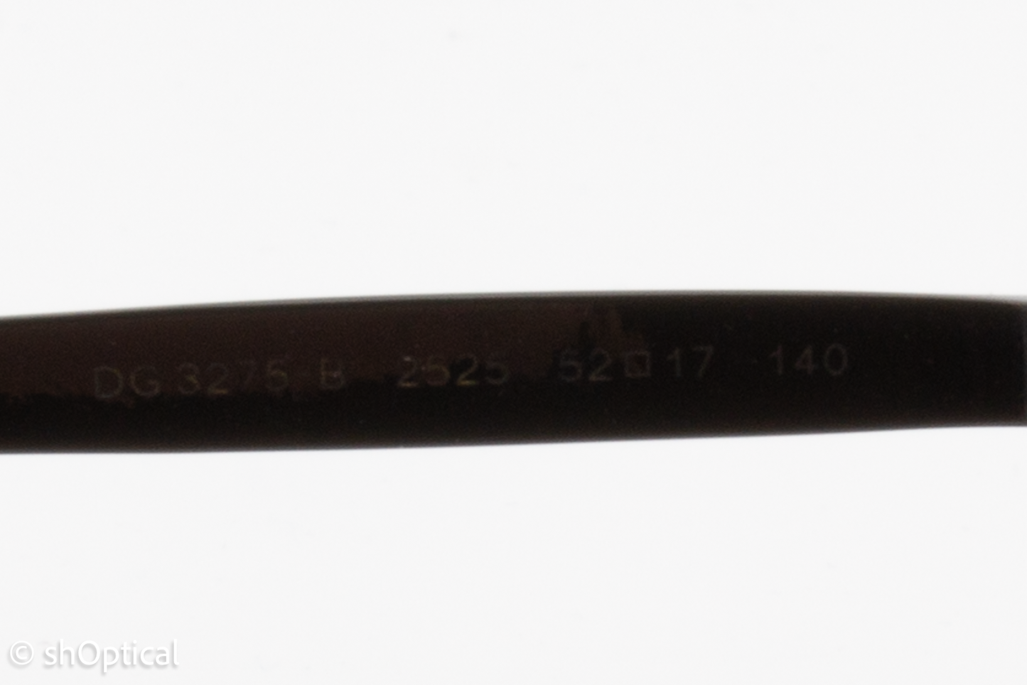 Dolce & Gabbana DG3275B  Female Butterfly Glasses Frame Polished Black Plastic 52mm