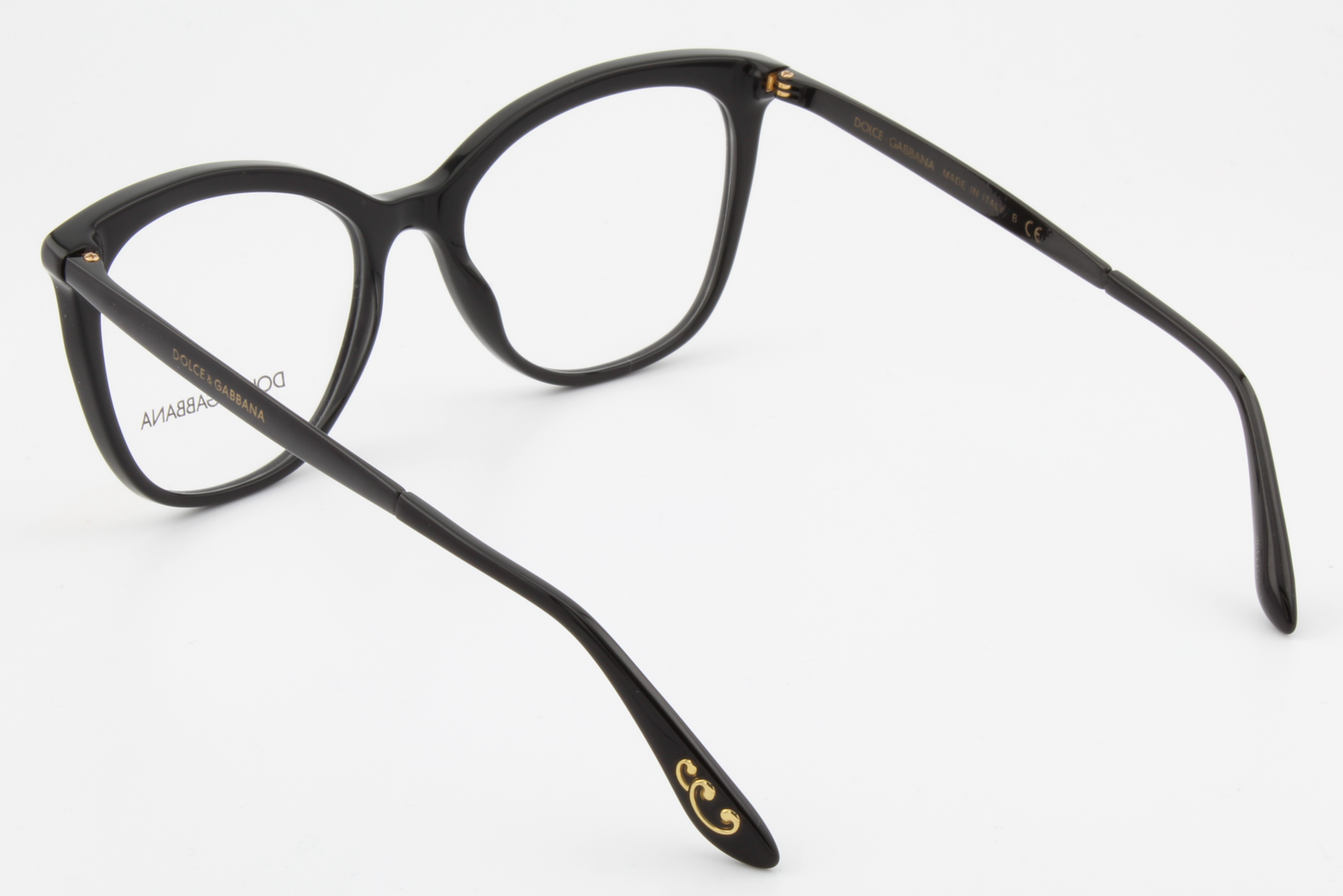 Dolce & Gabbana DG3278  Female Cat Eye Glasses Frame Black 52mm