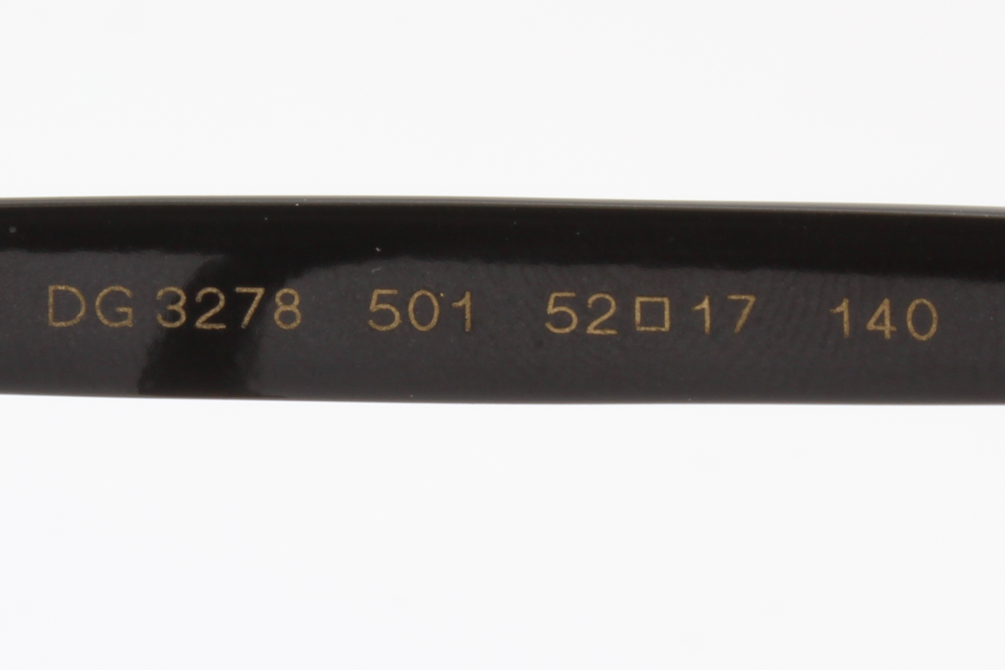 Dolce & Gabbana DG3278  Female Cat Eye Glasses Frame Black 52mm