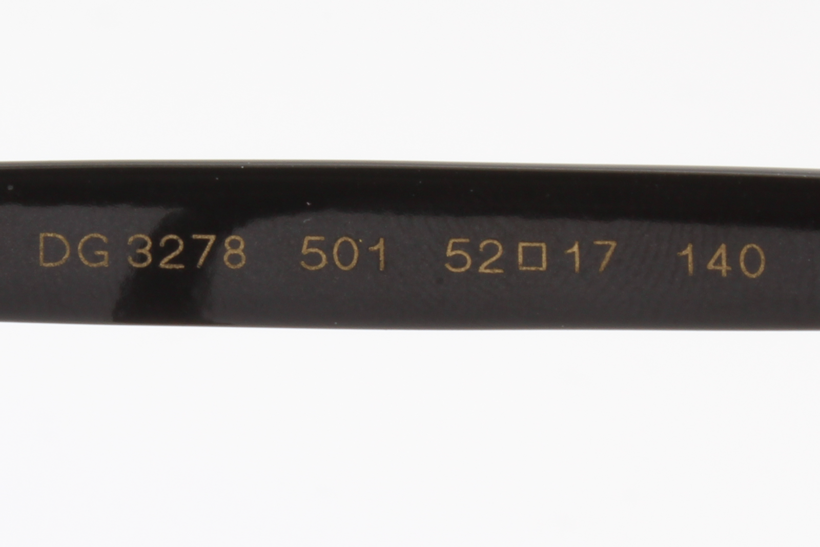 Dolce & Gabbana DG3278  Female Cat Eye Glasses Frame Black 52mm