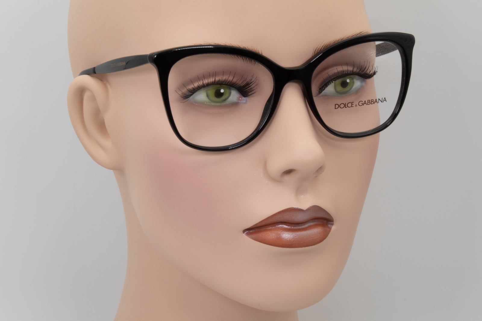 Dolce & Gabbana DG3278  Female Cat Eye Glasses Frame Black 52mm