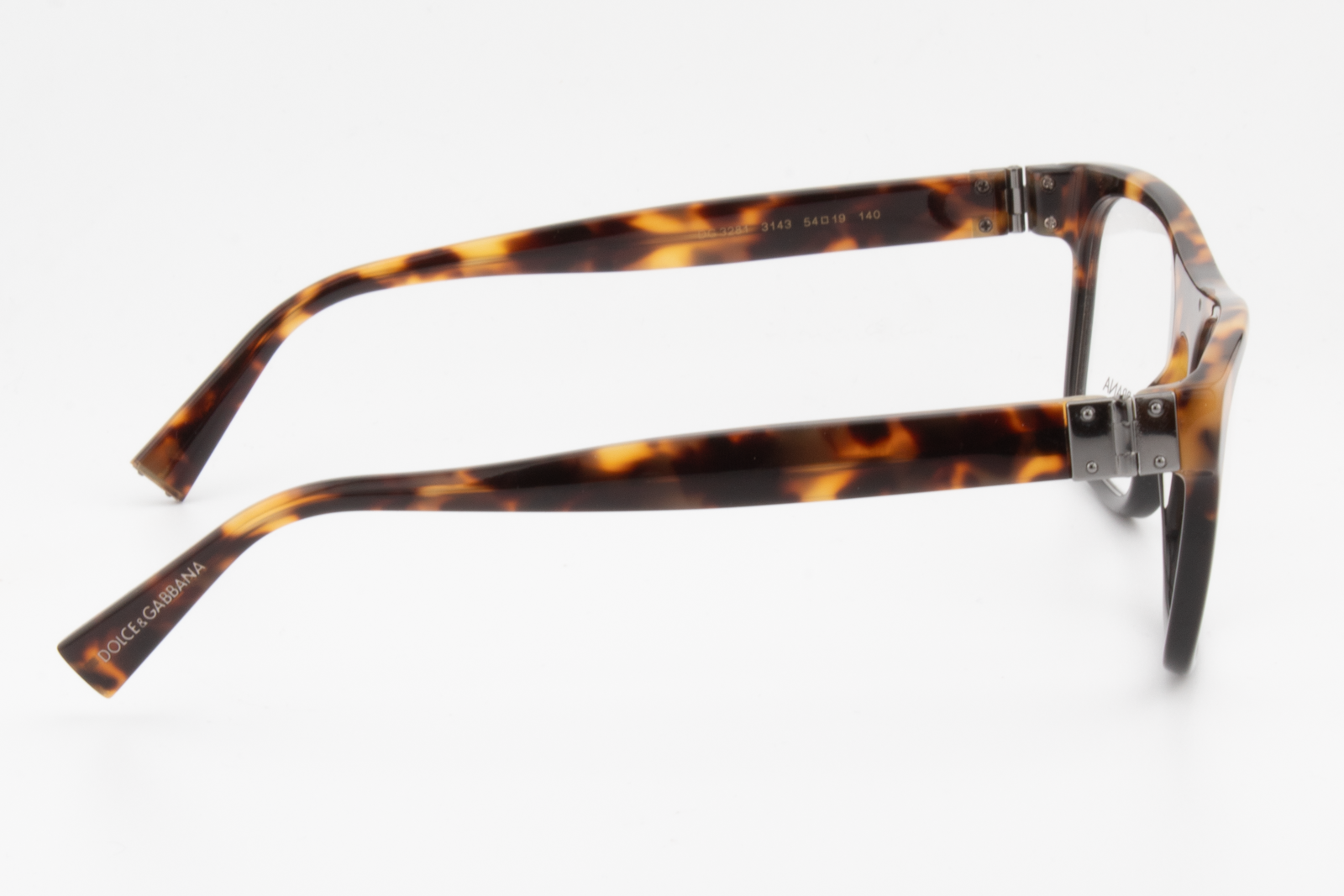 Dolce & Gabbana DG3281  Unisex Square Glasses Frame Light Havana 54mm