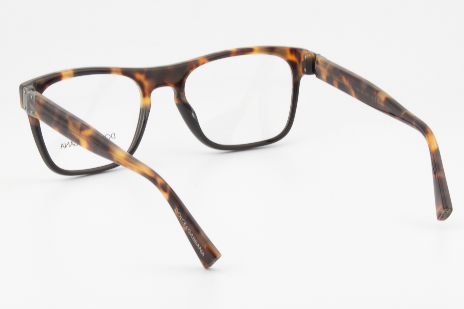 Dolce & Gabbana DG3281  Unisex Square Glasses Frame Light Havana 54mm