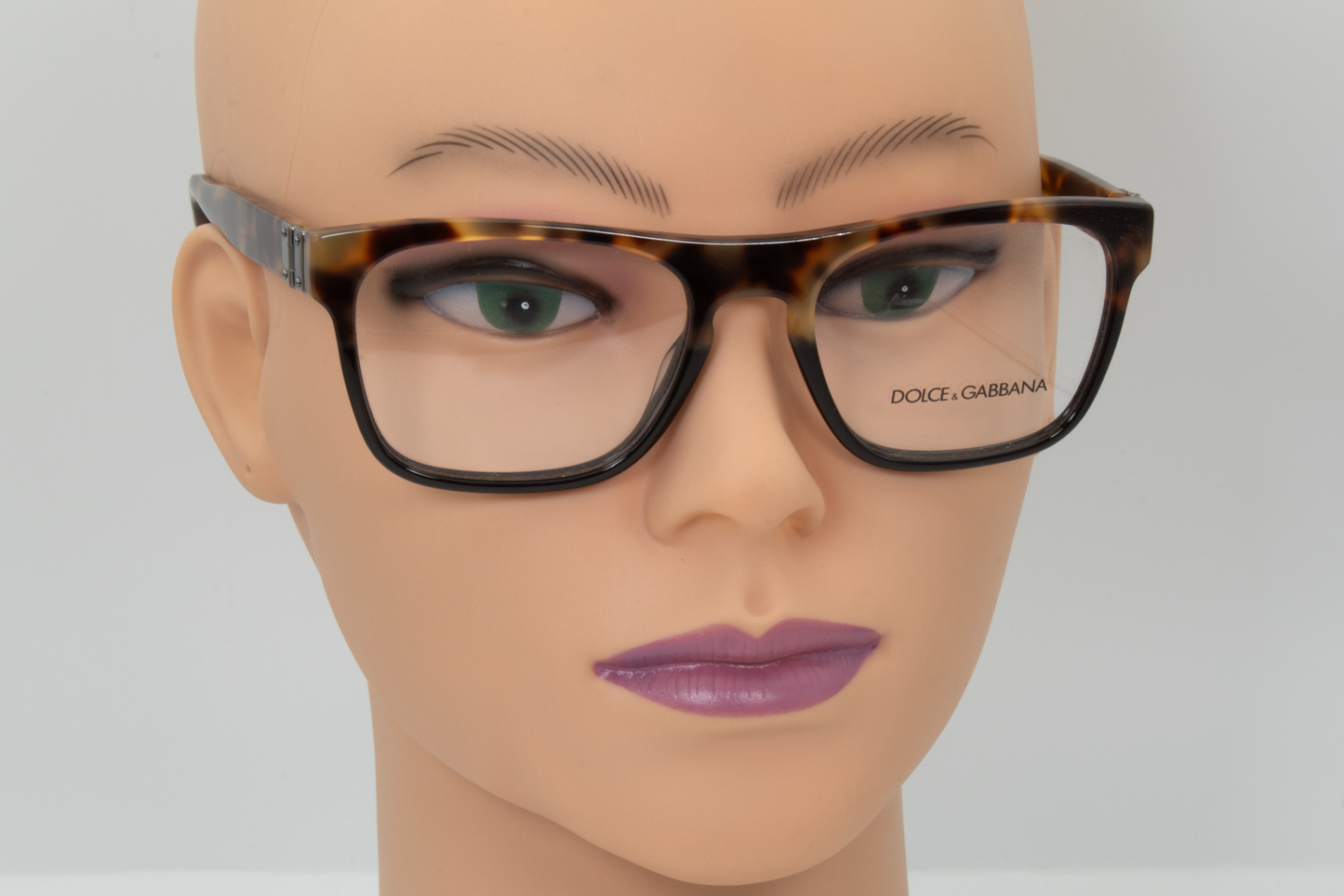 Dolce & Gabbana DG3281  Unisex Square Glasses Frame Light Havana 54mm