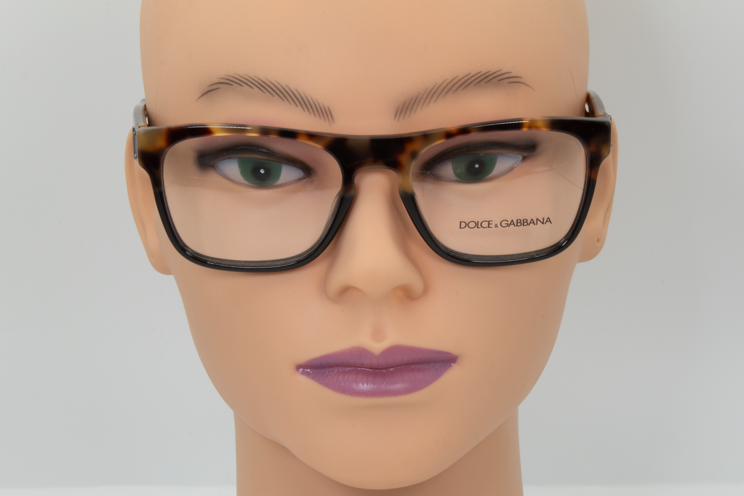 Dolce & Gabbana DG3281  Unisex Square Glasses Frame Light Havana 54mm