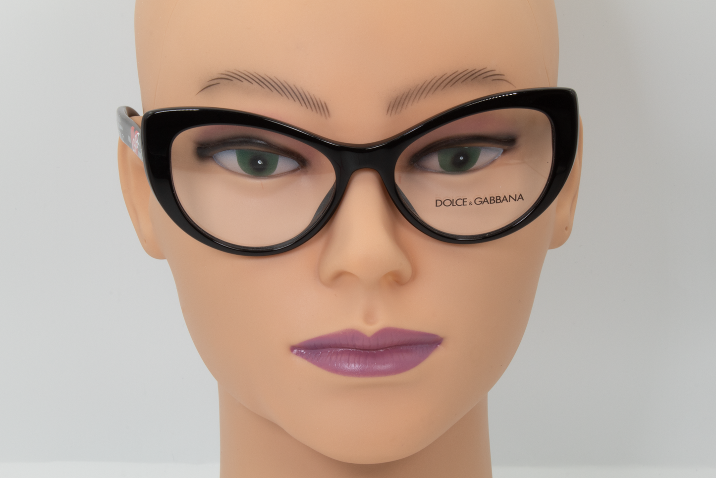 Dolce & Gabbana DG3285  Female Cat Eye Glasses Frame Black 52mm