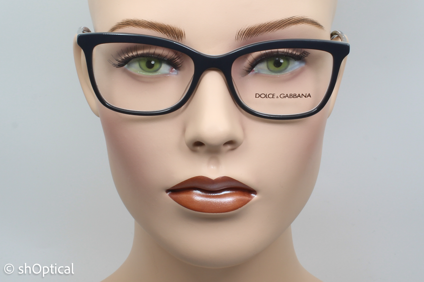 Dolce & Gabbana DG3286  Female Square Glasses Frame Grey/Floral 52mm