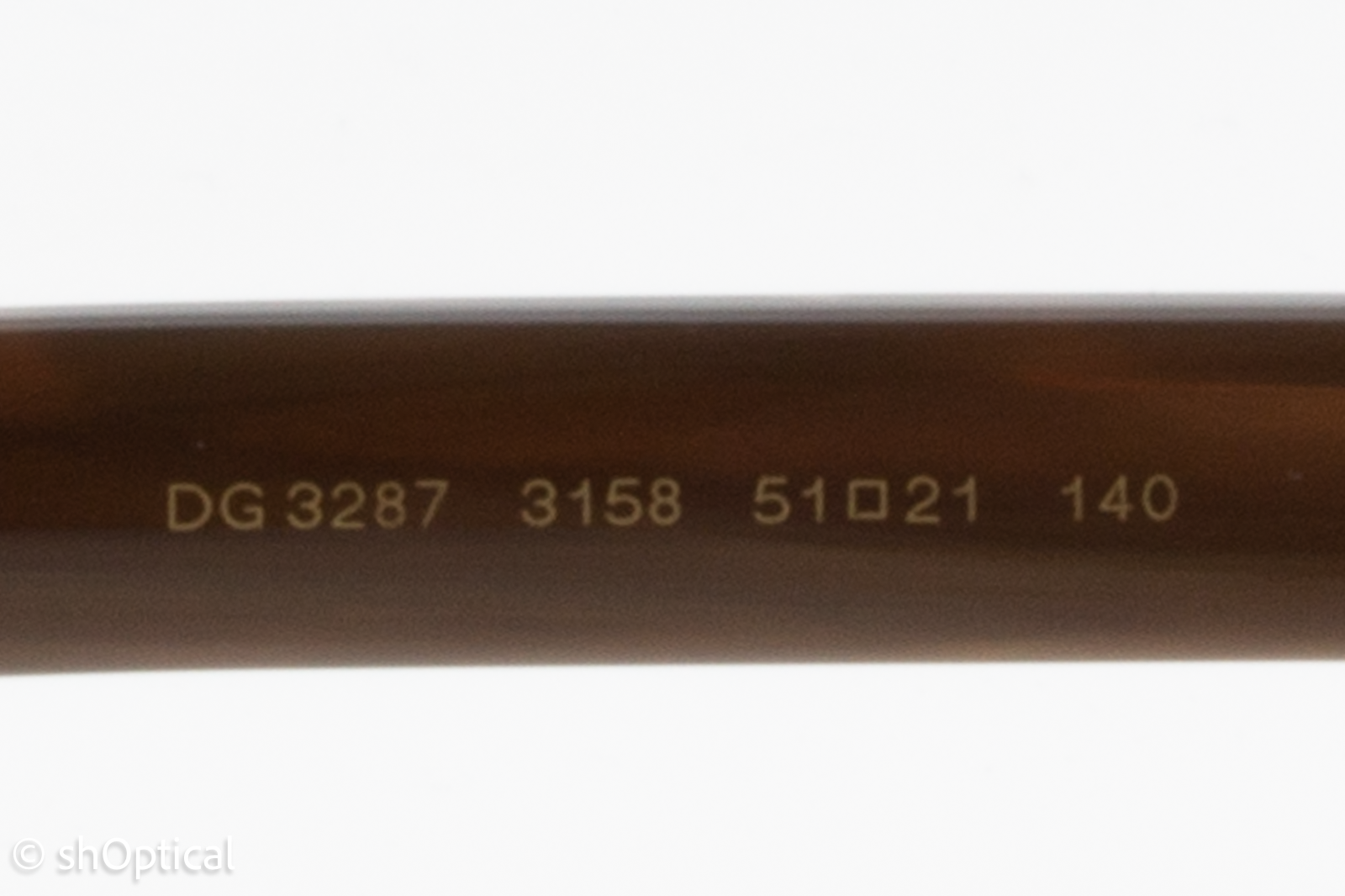 Dolce & Gabbana DG3287  Male Round Glasses Frame Brown/Grey 51mm