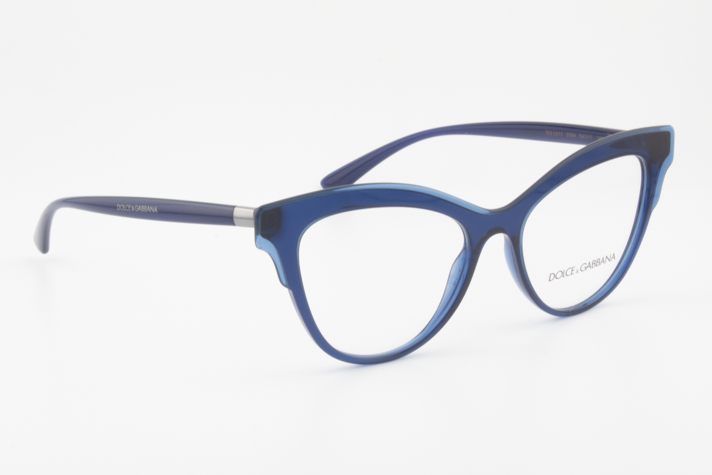 Dolce & Gabbana DG3313  Female Butterfly Glasses Frame Opal blue 54mm