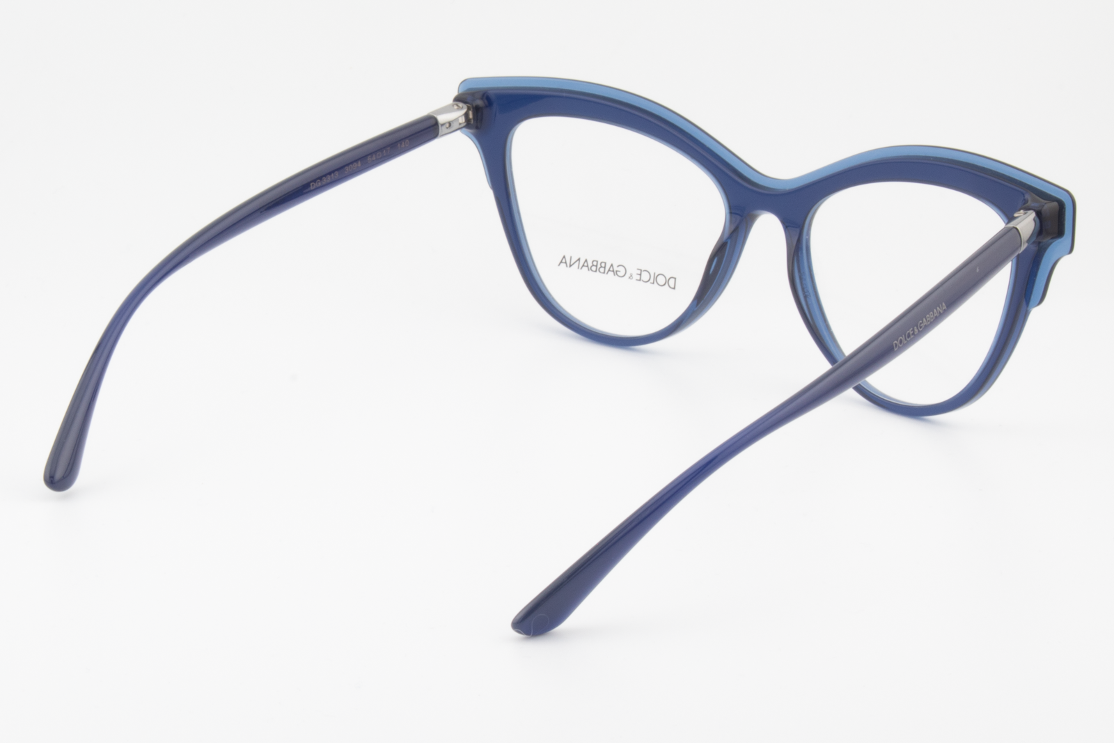 Dolce & Gabbana DG3313  Female Butterfly Glasses Frame Opal blue 54mm