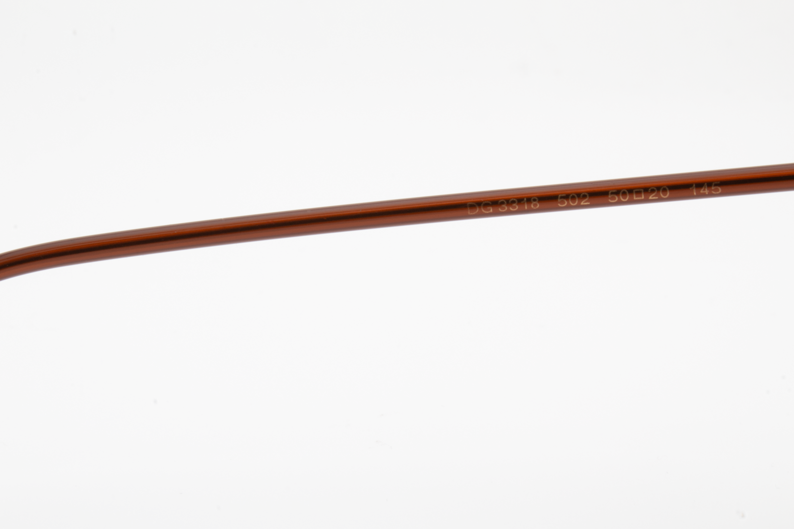 Dolce & Gabbana DG3318  Male Square Glasses Frame Havana 50mm