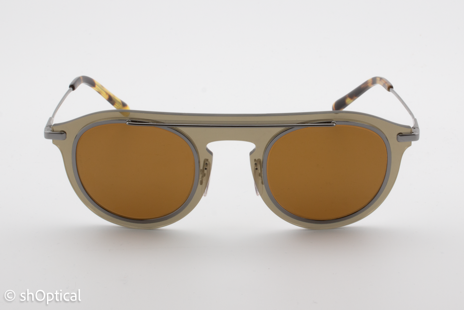 Dolce & Gabbana DG2169 04/6H Unisex Full Rim Sunglasses Mirror Pale Gold 46mm