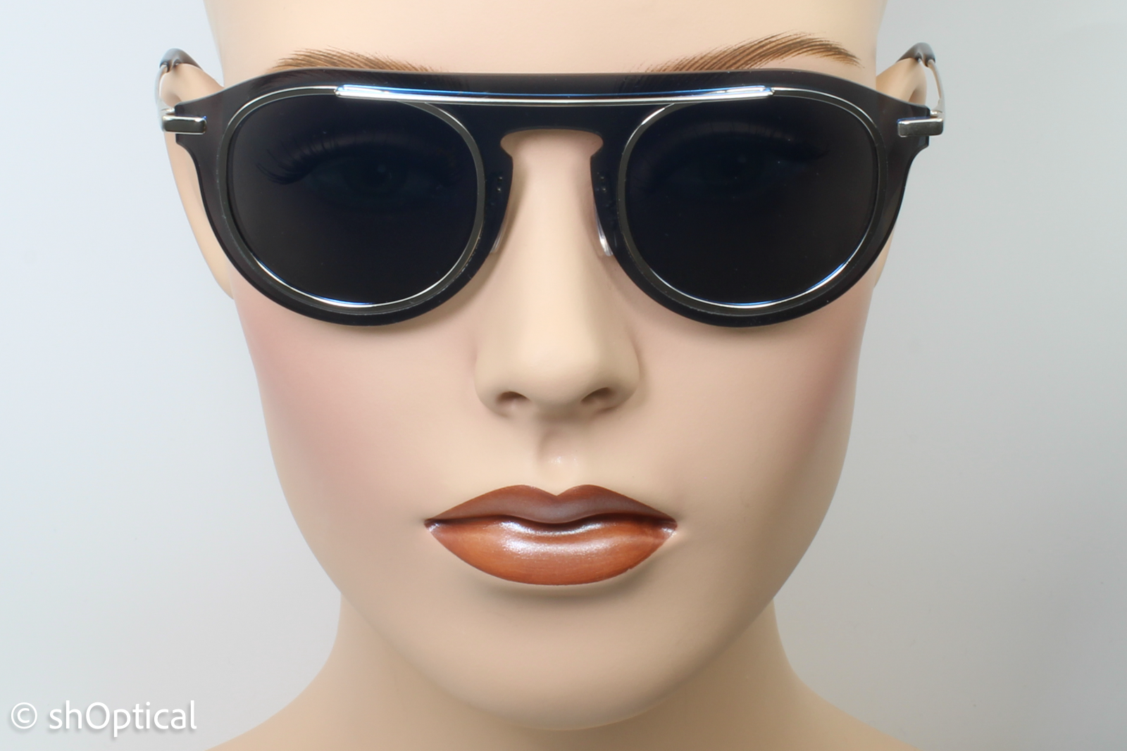 Dolce & Gabbana DG2169 05/55 Unisex Full Rim Sunglasses Mirror Blue 46mm