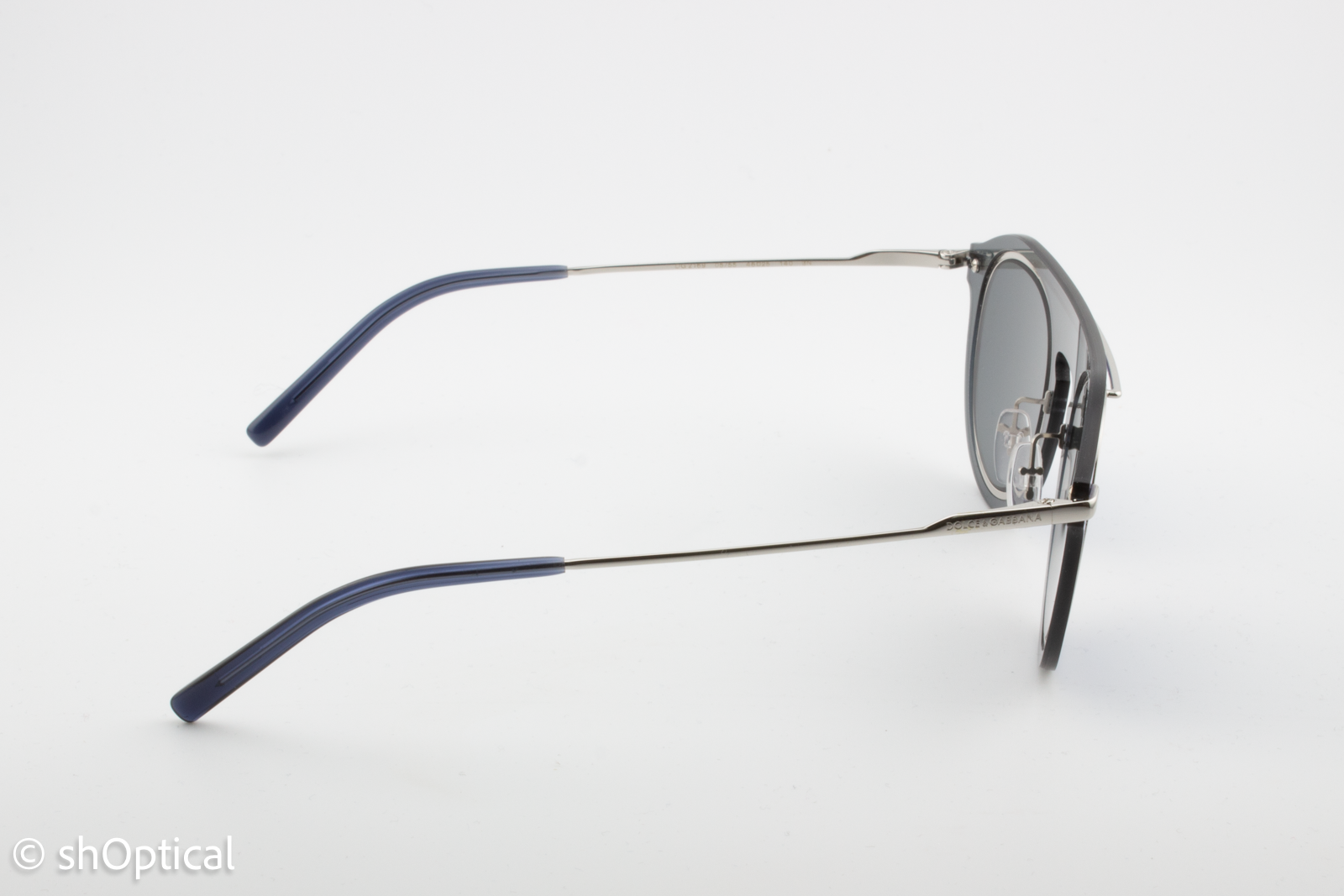 Dolce & Gabbana DG2169 05/55 Unisex Full Rim Sunglasses Mirror Blue 46mm