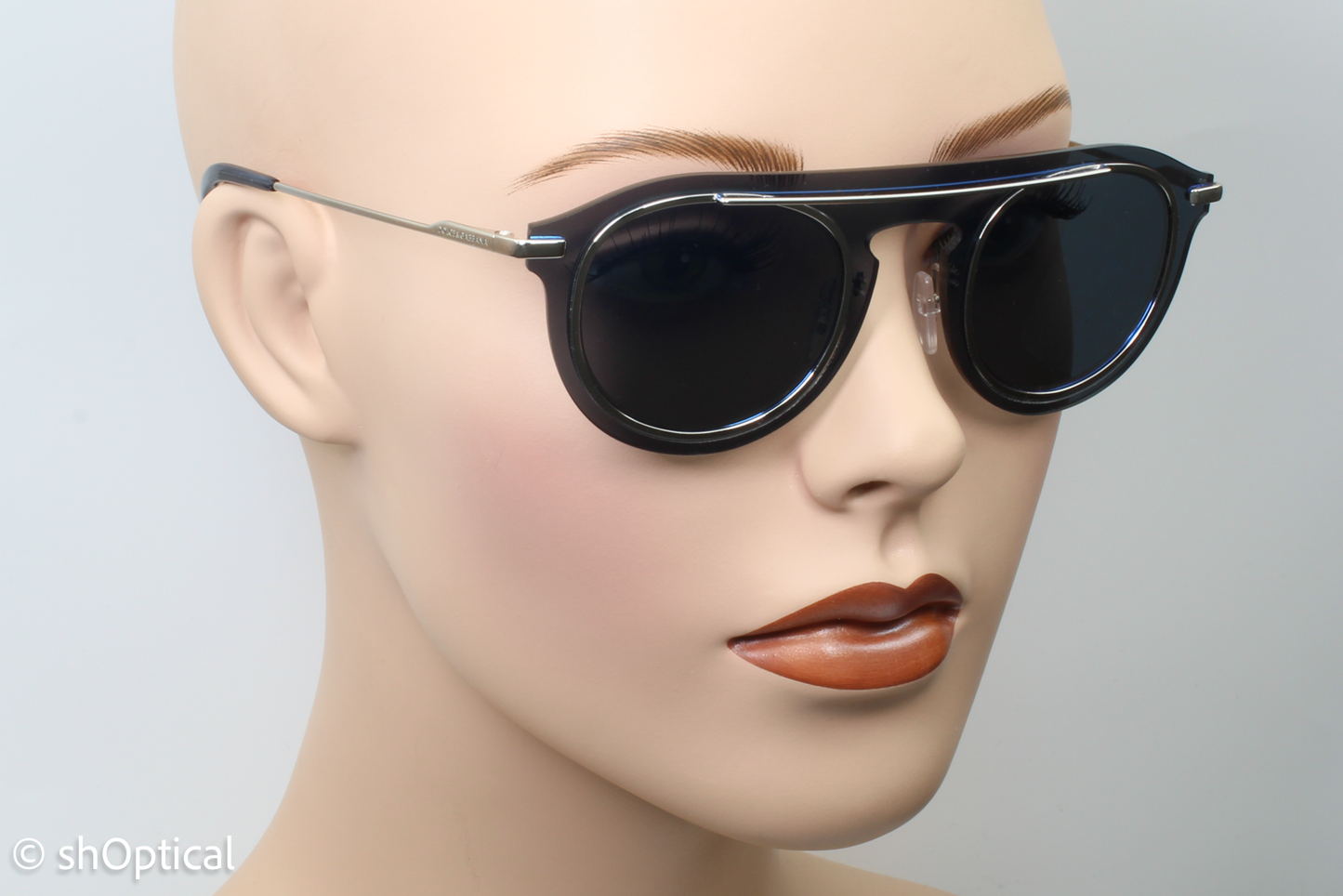 Dolce & Gabbana DG2169 05/55 Unisex Full Rim Sunglasses Mirror Blue 46mm