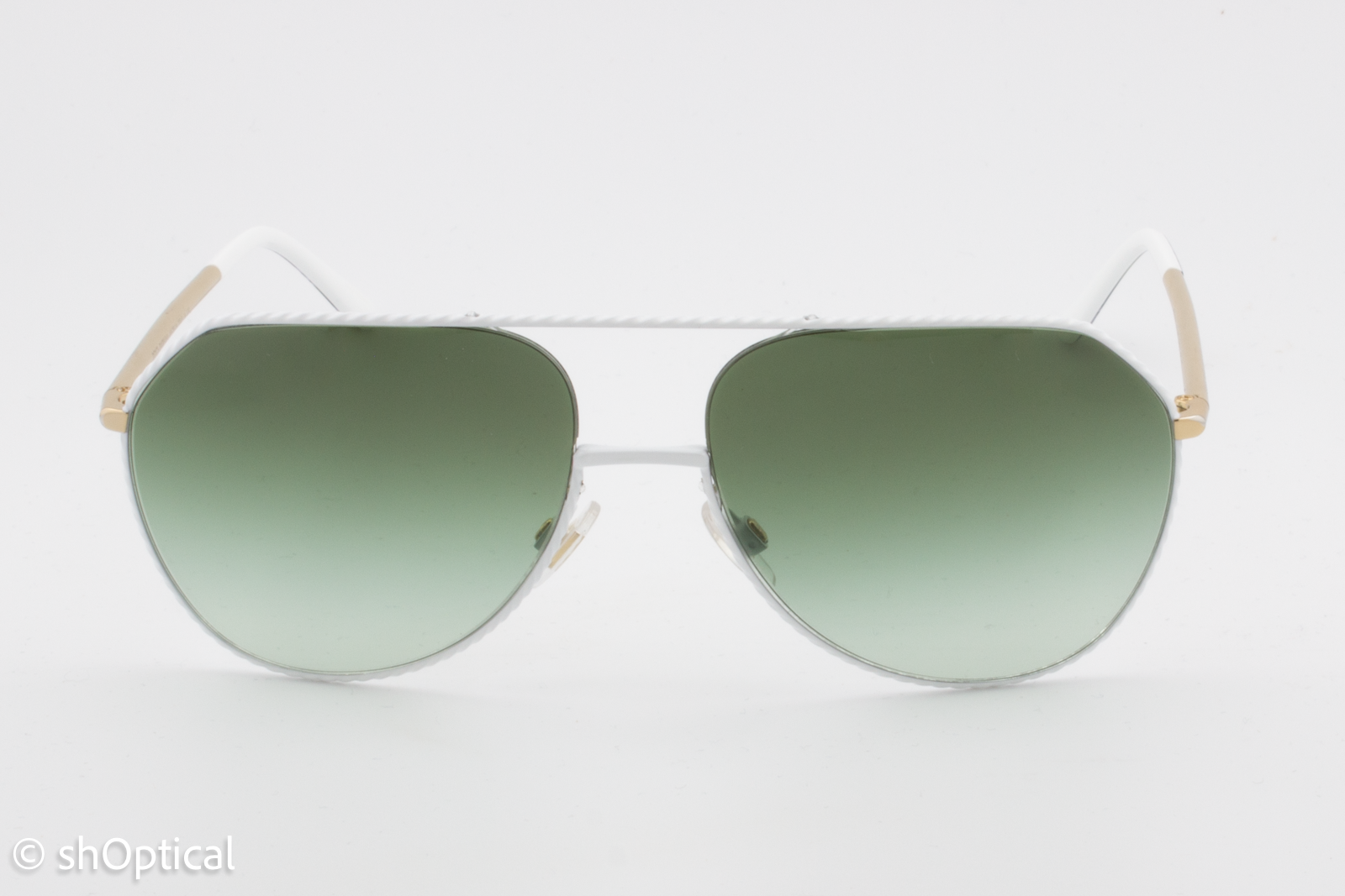 Dolce & Gabbana DG2191 011/8E Womens Full Rim Sunglasses White 59mm