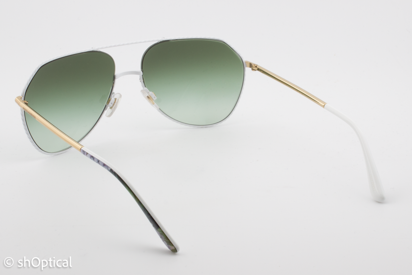 Dolce & Gabbana DG2191 011/8E Womens Full Rim Sunglasses White 59mm