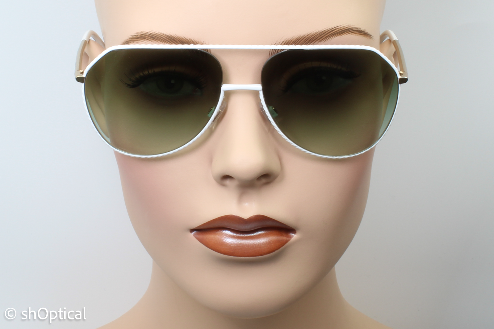 Dolce & Gabbana DG2191 011/8E Womens Full Rim Sunglasses White 59mm