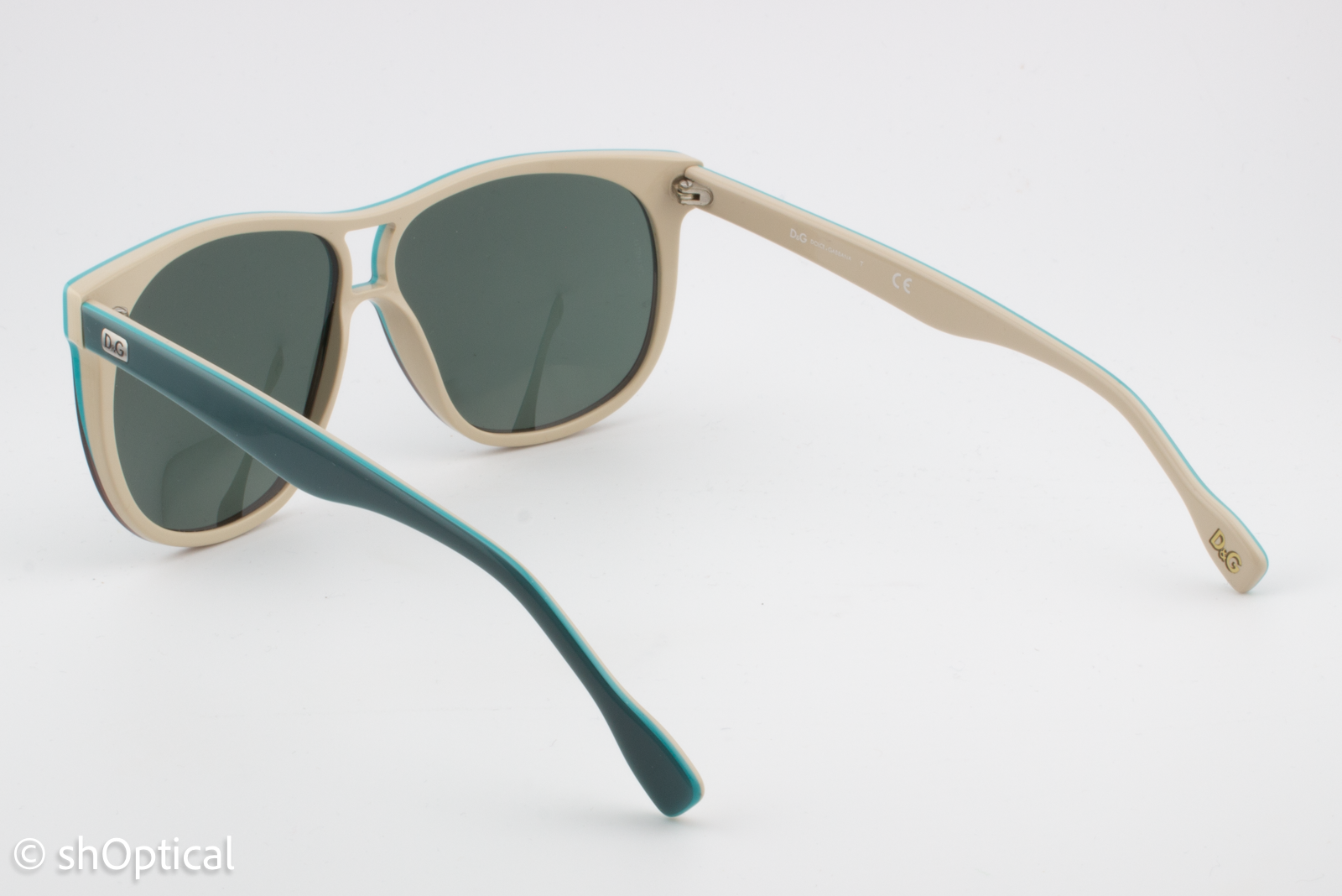 Dolce & Gabbana DG3076 1971/71 Womens Full Rim Sunglasses Torquiose/Beige 59mm