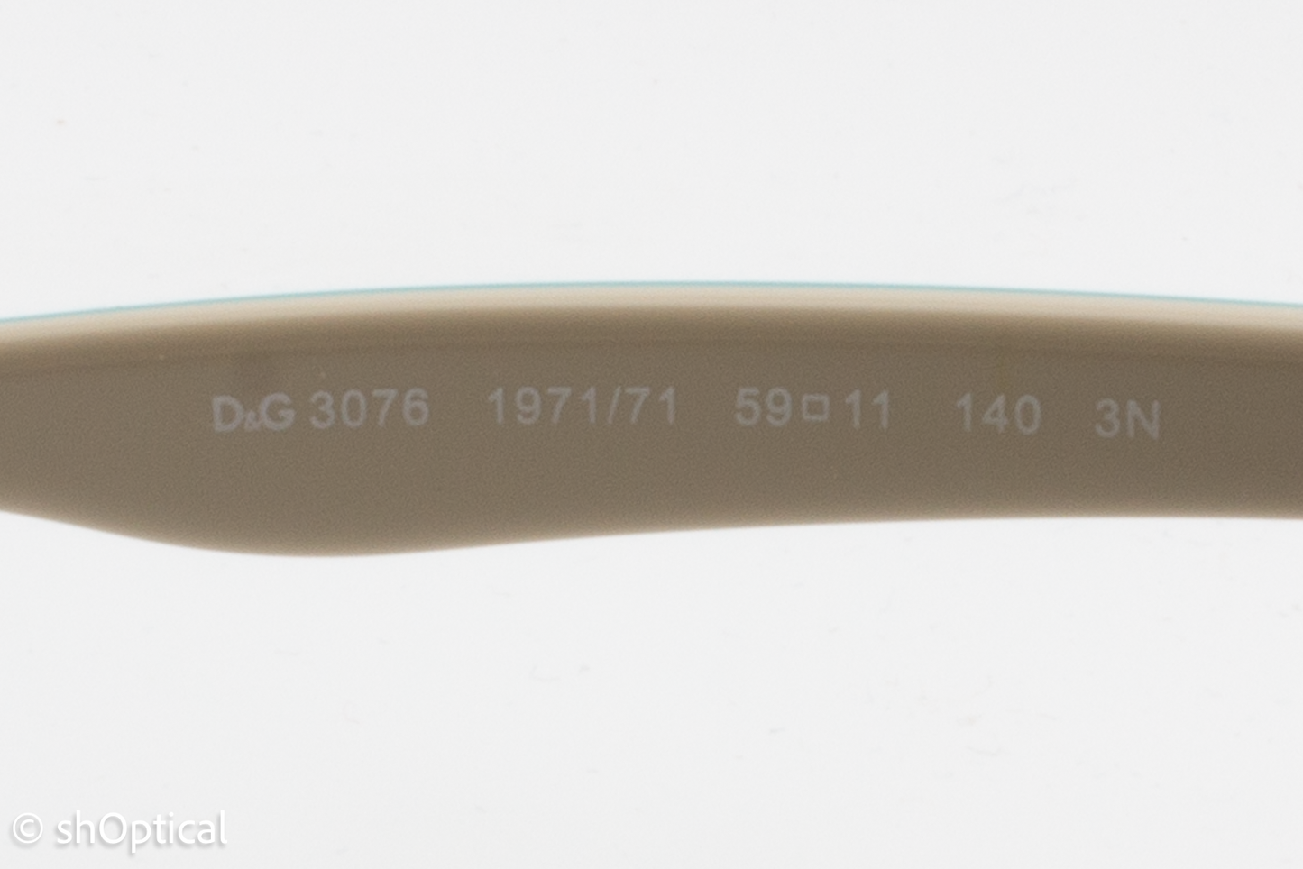 Dolce & Gabbana DG3076 1971/71 Womens Full Rim Sunglasses Torquiose/Beige 59mm