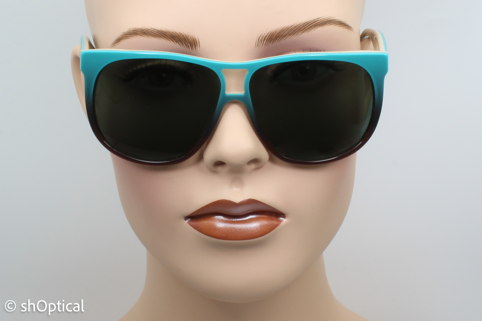 Dolce & Gabbana DG3076 1971/71 Womens Full Rim Sunglasses Torquiose/Beige 59mm