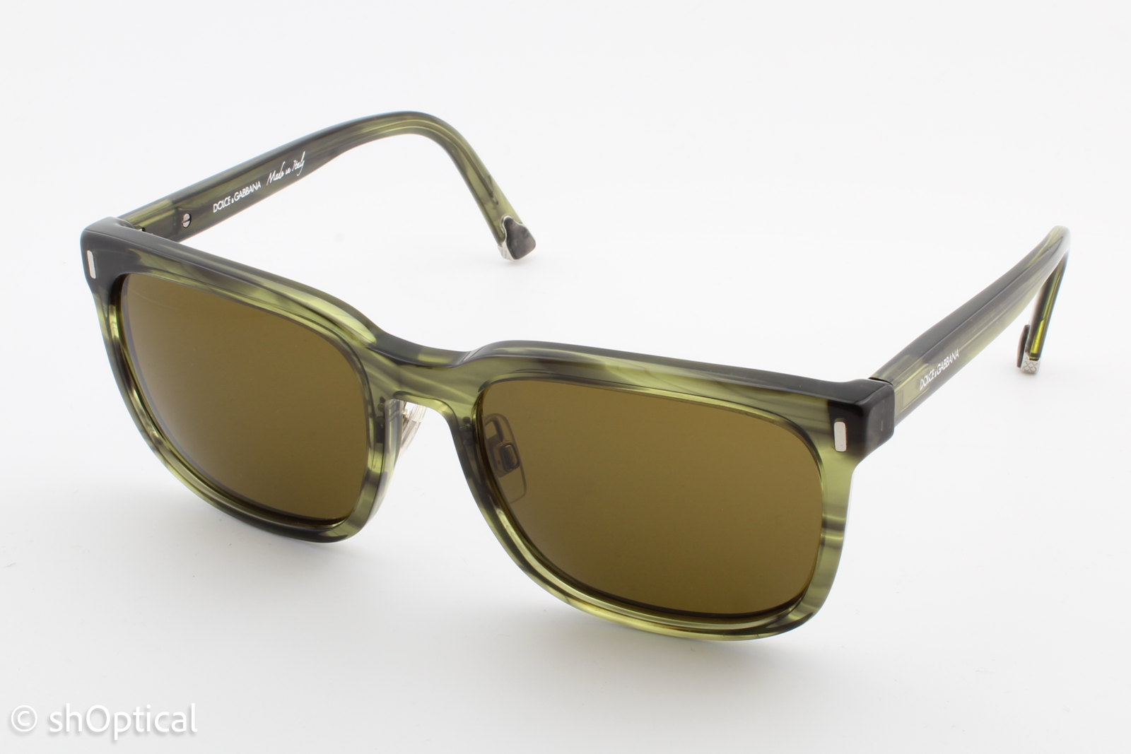 Dolce & Gabbana DG4271 2926/73 Unisex Full Rim Sunglasses Green Havana 56mm