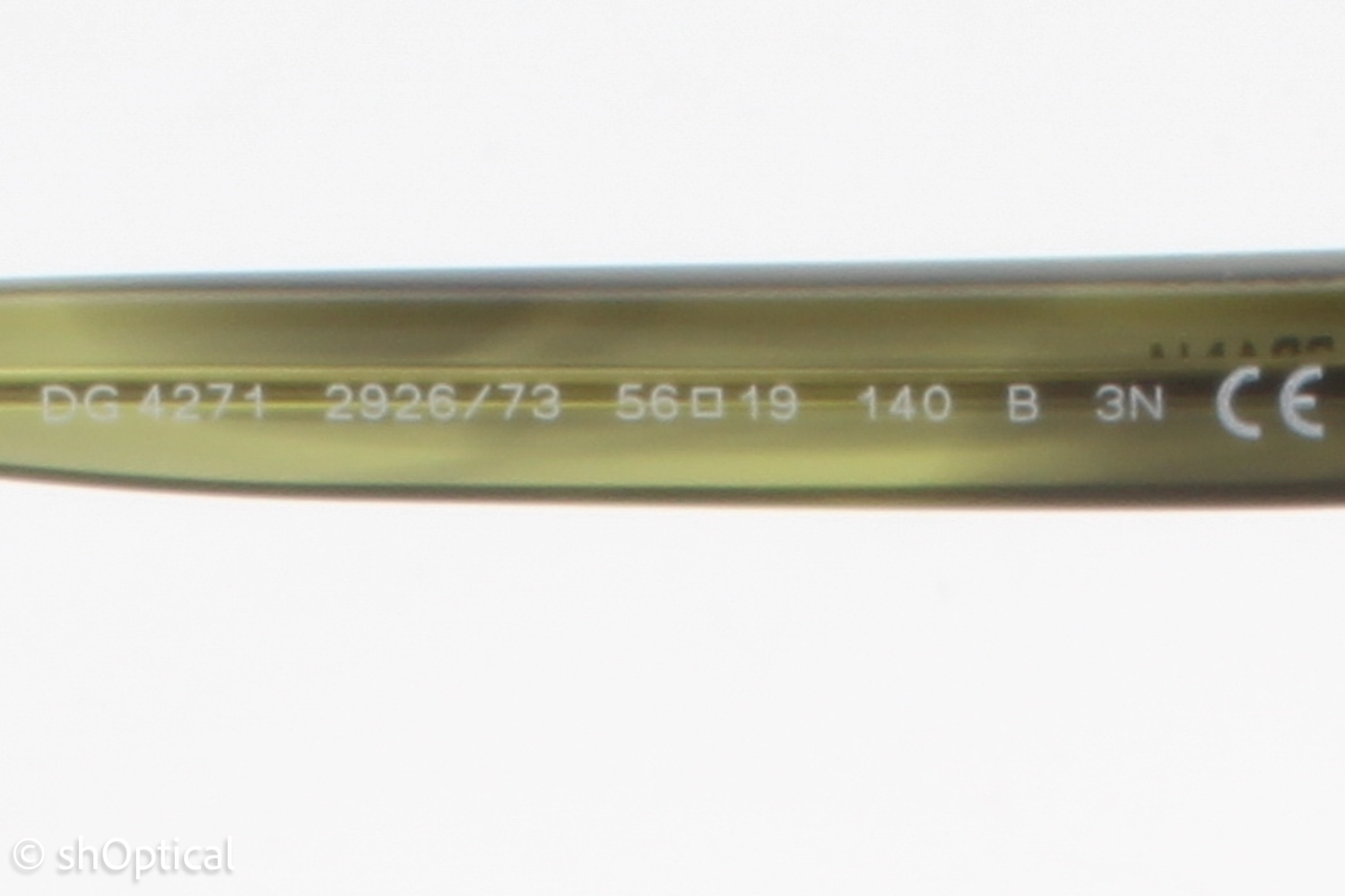 Dolce & Gabbana DG4271 2926/73 Unisex Full Rim Sunglasses Green Havana 56mm