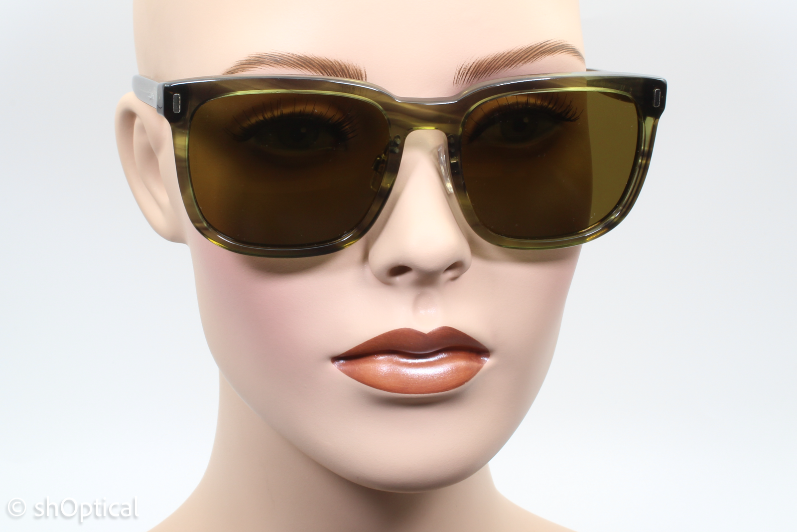 Dolce & Gabbana DG4271 2926/73 Unisex Full Rim Sunglasses Green Havana 56mm