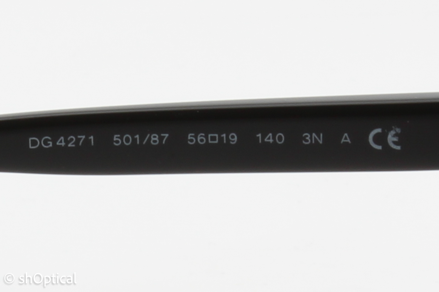 Dolce & Gabbana DG4271 501/87 Unisex Full Rim Sunglasses Black 56mm