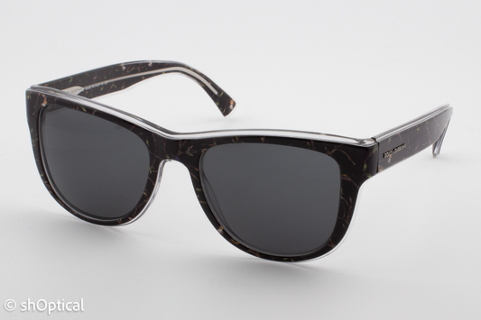 Dolce & Gabbana DG4284 3053/87 Womens Full Rim Sunglasses Black 54mm